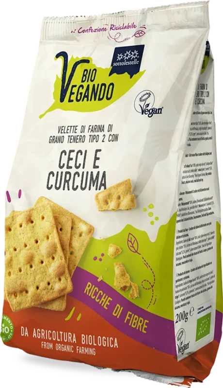 BioVegando მუხუდო კურკუმას კრეკერი