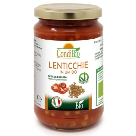 CondiBio მოხარშული ოსპი პომიდორში