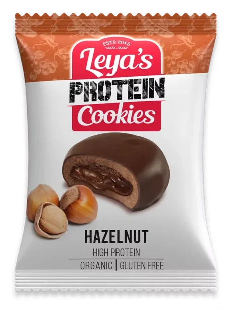 Leya's Protein Cookies - თხილით და შოკოლადით ცილა
