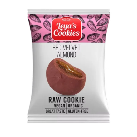 Leya´s Cookies - წითელი ხავერდი ნუში უმი