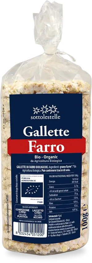 Sottolestelle სპელტის კრეკერი