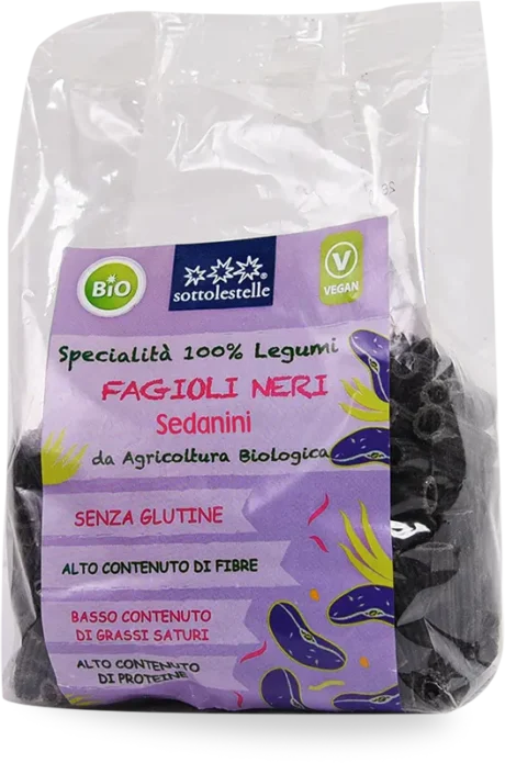 Sottolestelle შავი ლობიოს მაკარონი სედანინი