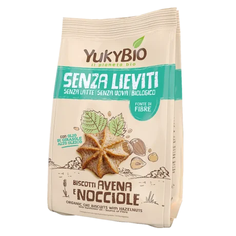 YUKYBIO შვრიისა და თხილის ორცხობილა