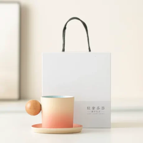 ფაიფურის ესპრესოს ჭიქა