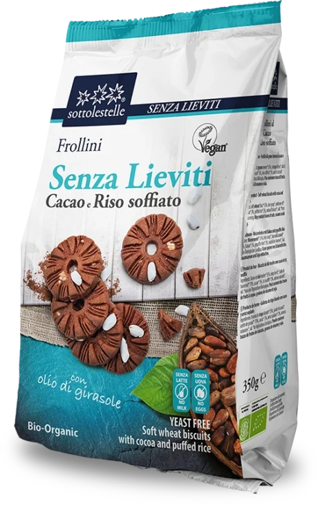 Sottolestelle კაკაოს აფუებული ბრინჯის ორცხობილა