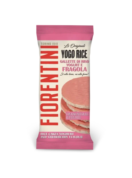 Fiorentini ბრინჯის ნამცხვარი იოგურტი მარწყვით